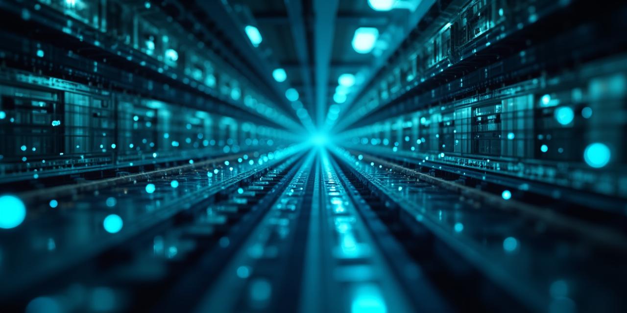 Abstract representation of data security and industrial AI networking